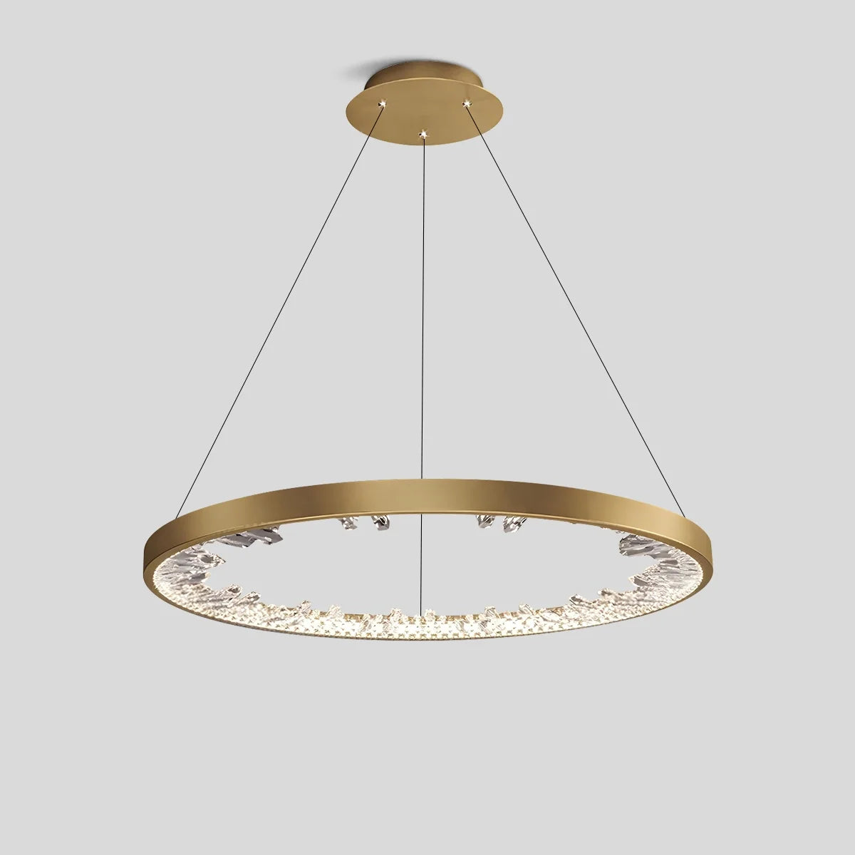 Luxury Circle Crystal Chandelier for Living Room