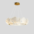 Ginkgo Leaf Chandelier for Living Room