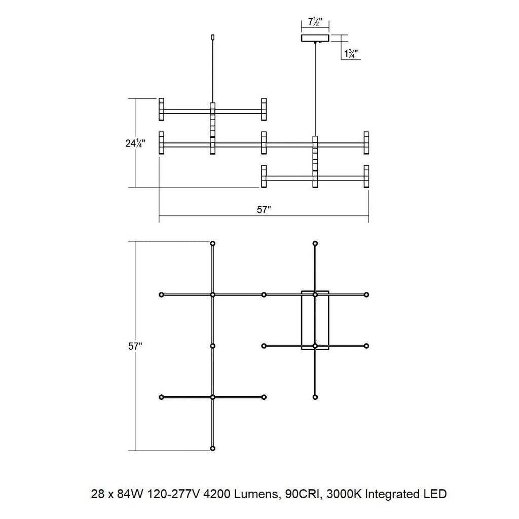 Systema Staccato Offset Pendant Light