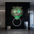 Tiger Head Wall Sconce