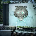 Tiger Head Wall Sconce