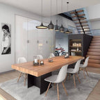 Black / Halogen Beat Fat Pendant Light - OPEN BOX