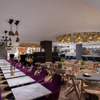 Brushed Brass / Halogen Beat Tall Pendant Light - OPEN BOX