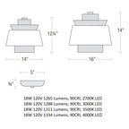 Aero Multi Shade Outdoor Pendant Light