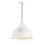 Deep Reflector Outdoor Pendant Light