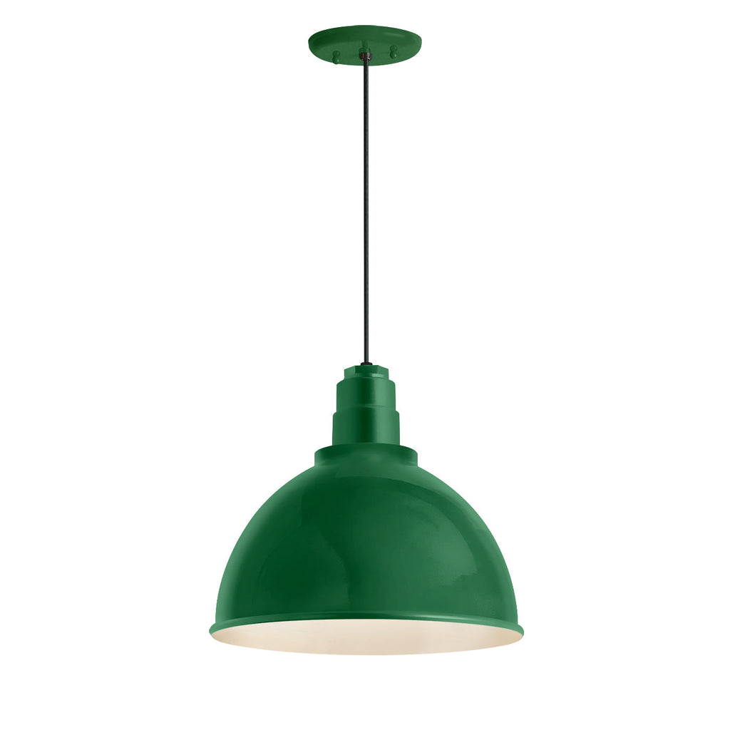 Deep Reflector Outdoor Pendant Light