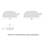 Dome Outdoor Pendant Light