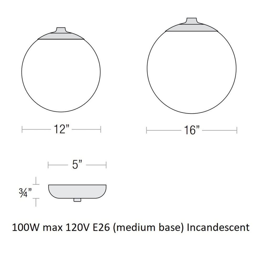 Globe Outdoor Pendant Light