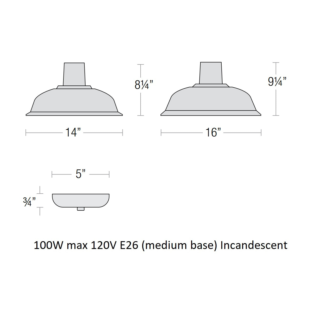 Heavy Duty Outdoor Pendant Light