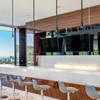 LS LED Bullet Head Stem Outdoor Pendant Light