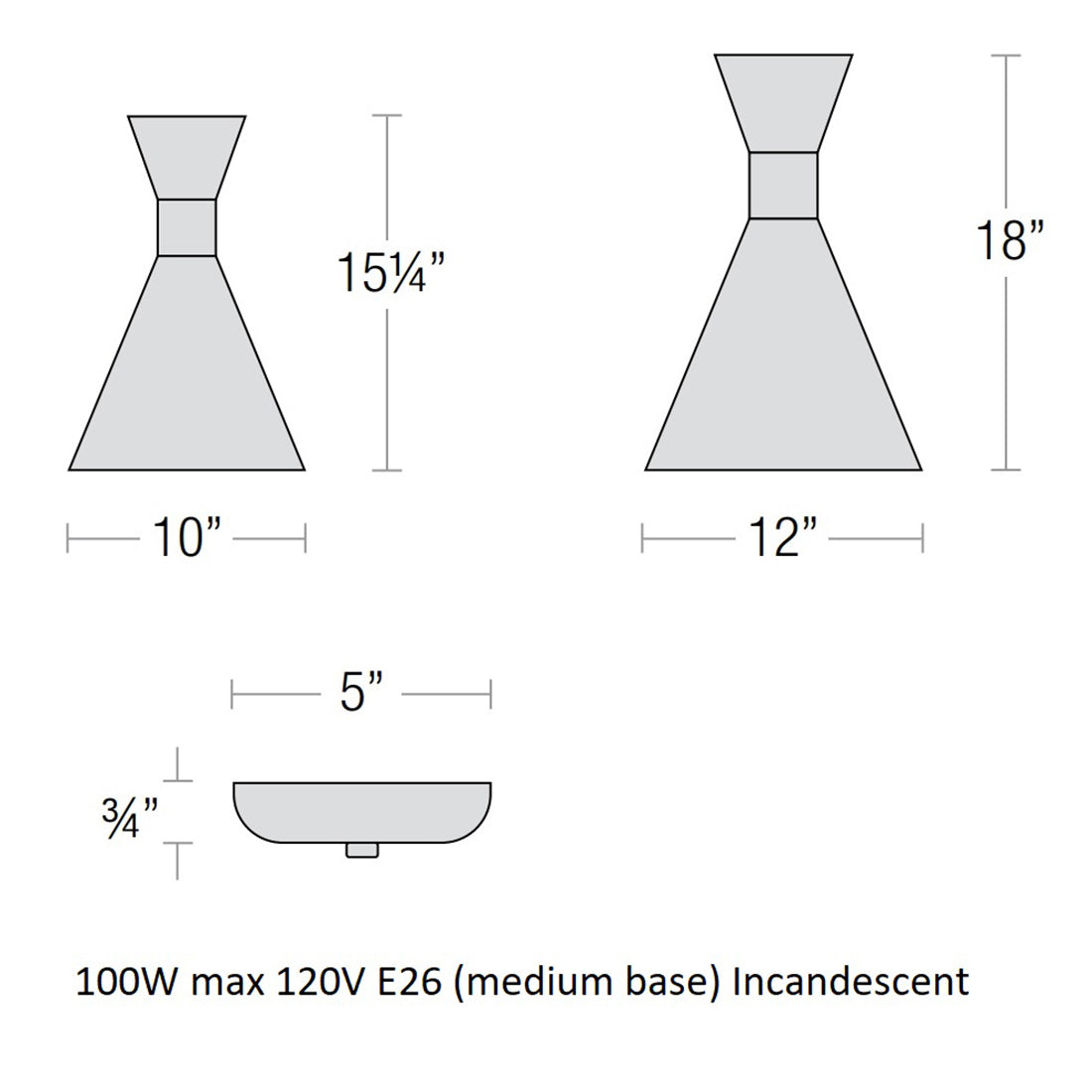 Mid Century Outdoor Pendant Light