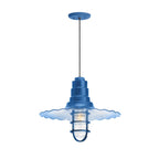 Radial Wave Outdoor Pendant Light