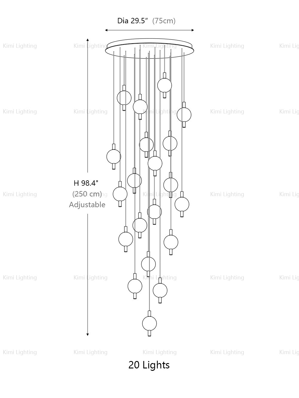 Unique String Ball Pendant Light