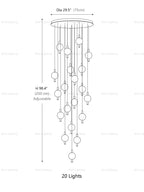 Unique String Ball Pendant Light