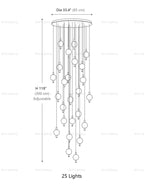 Unique String Ball Pendant Light