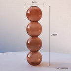 Stacked Sphere Glass Vase