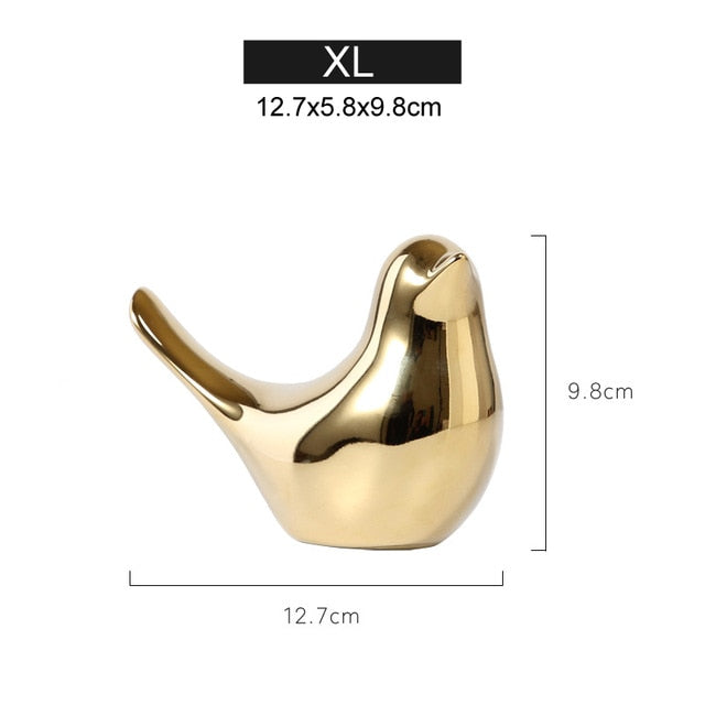 Golden Bird Figurine