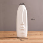 Ceramic Abstract Face Vase