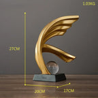 Golden Fire Statue