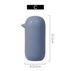 Abstract Ceramic Bird Figurine