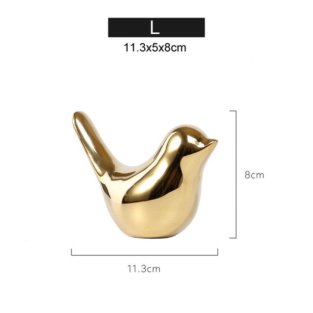 Golden Bird Figurine