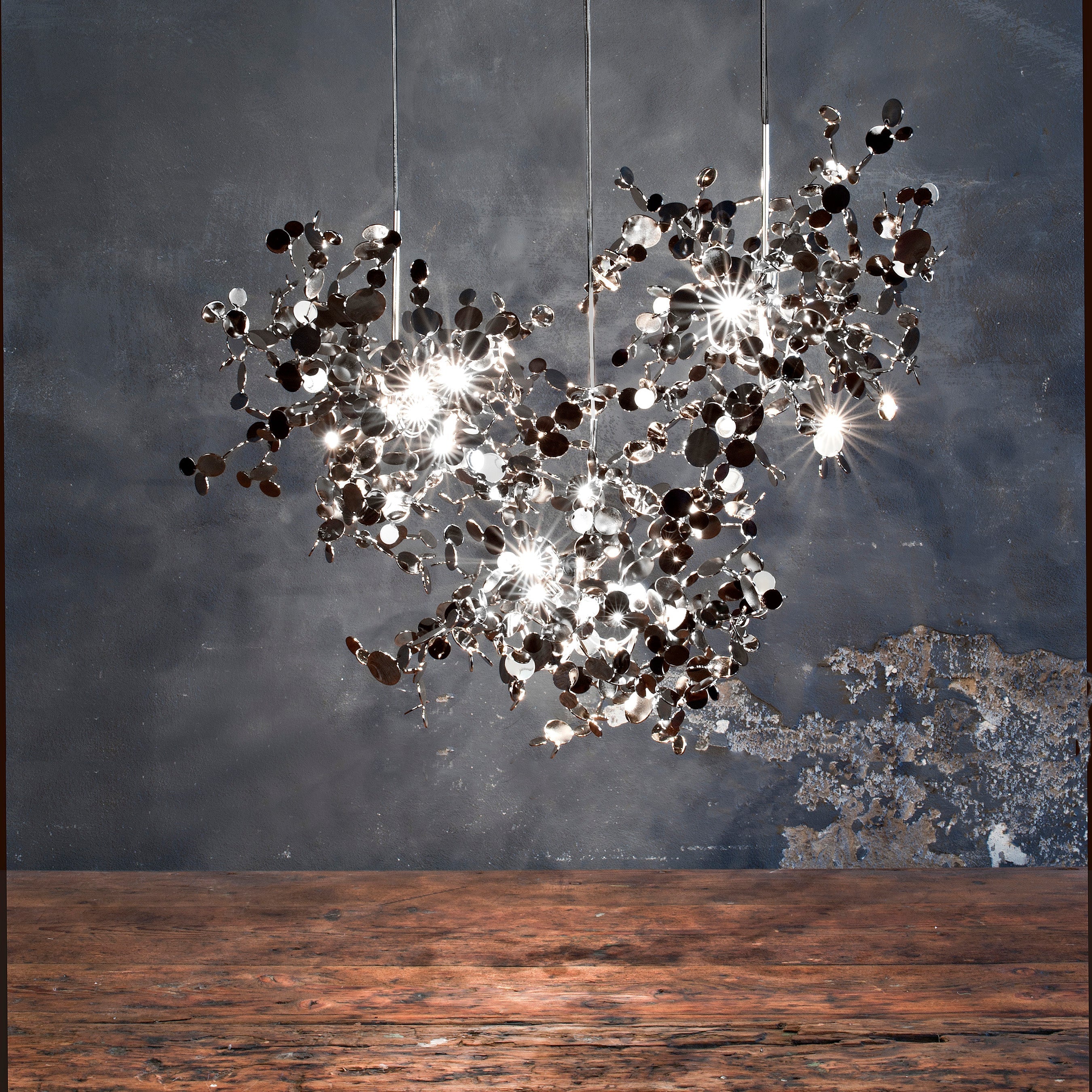 Argent Mini Pendant Light with Disc