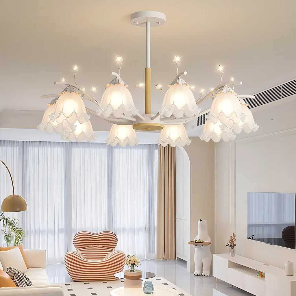 Magnolia Bud Living Room Chandelier