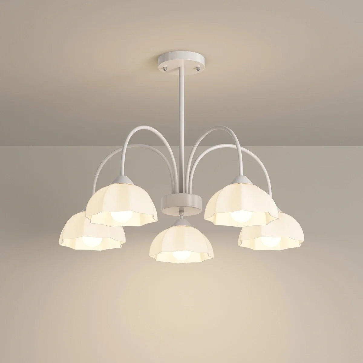 Nordic Modern Light Luxury Flower Chandelier