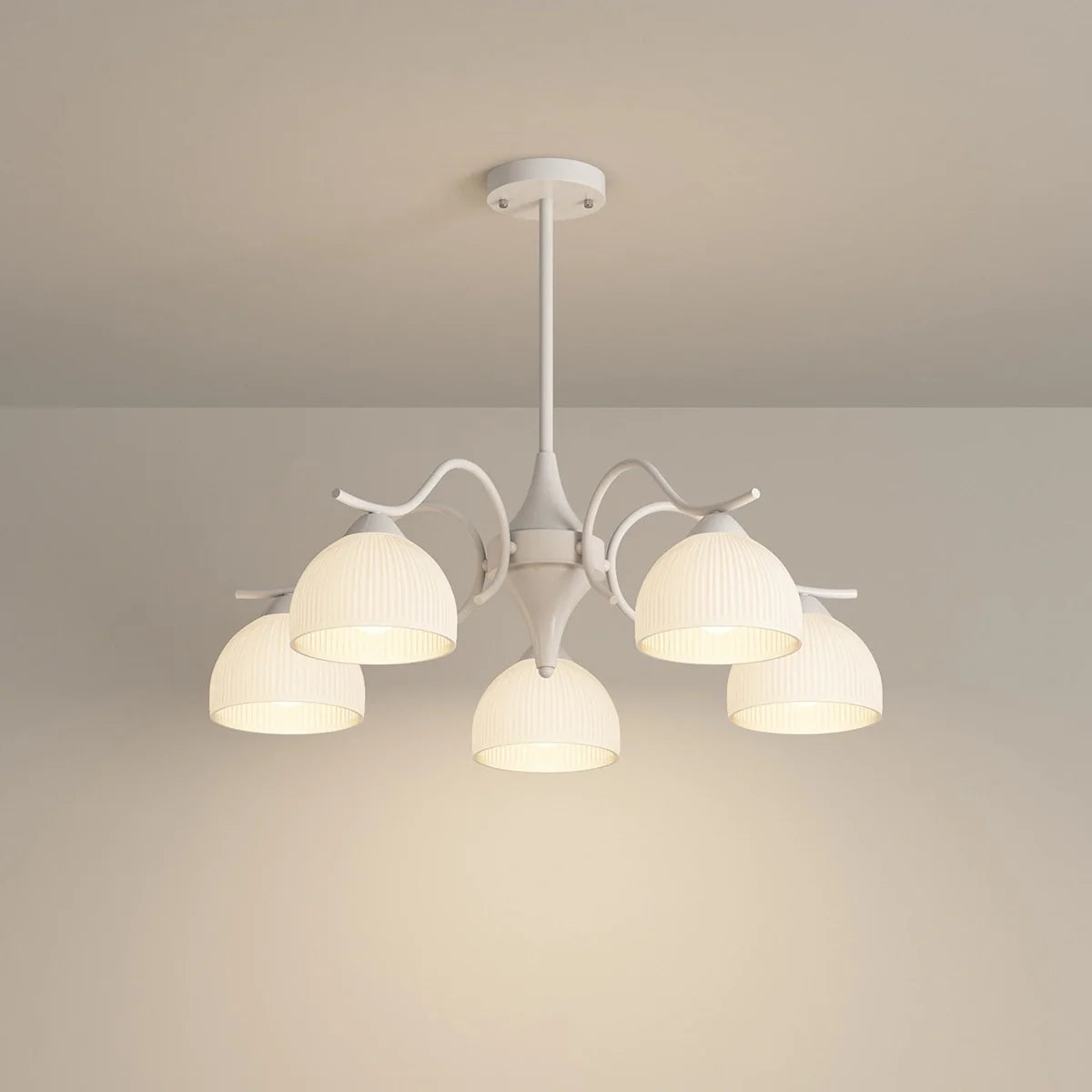 French Pastoral Living Room Chandelier