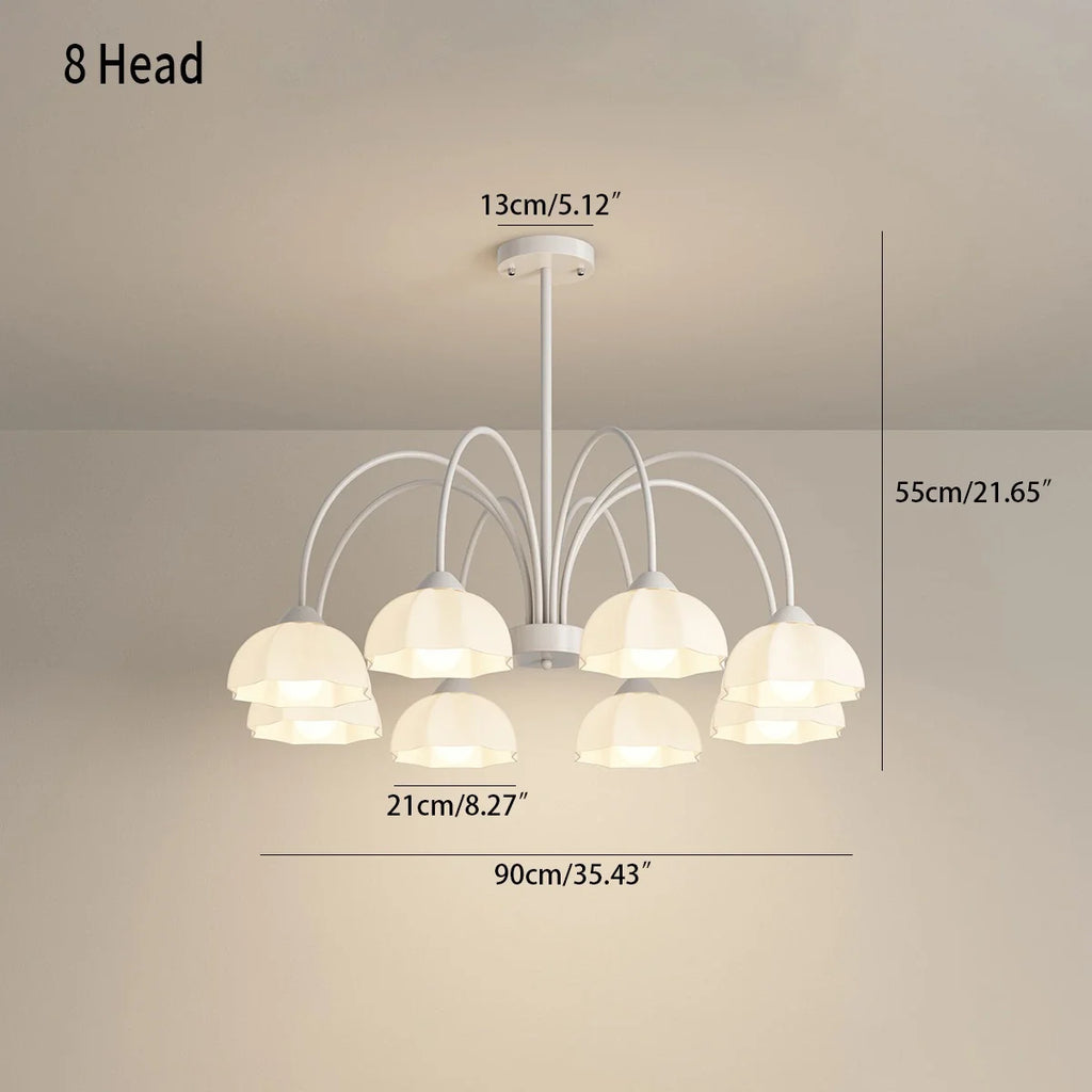 Nordic Modern Light Luxury Flower Chandelier