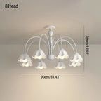 French Pastoral Style Flower Chandelier