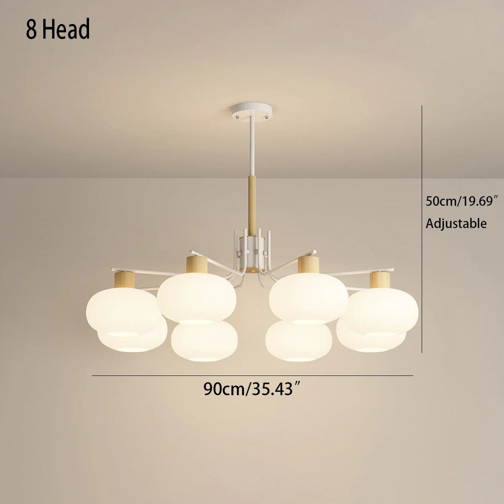 Pastoral American Retro Flower Chandelier