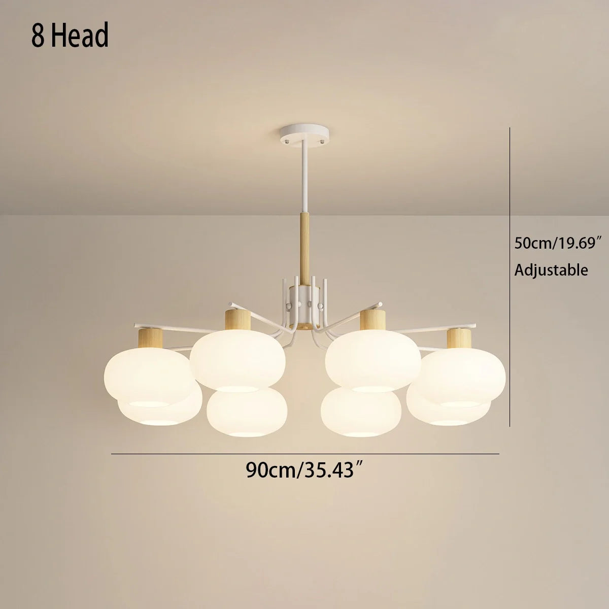 Pastoral American Retro Flower Chandelier